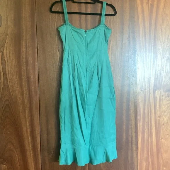 Lady Pipa Green Fitted Dress - Picture 6 of 7